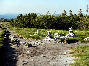 Drei-Seen-Tour: Steintürmchen.