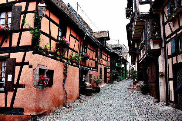 Eine Gasse in Reichenweier