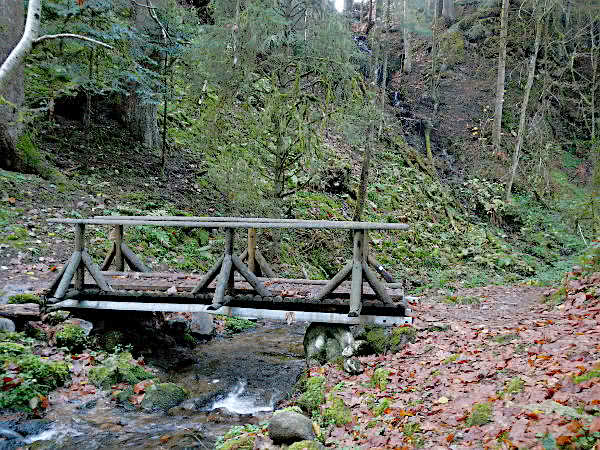 Das Wasser des Saut de la Bourrique fällt in den Bach Ruisseau du Phény, der dann bei Ramberchamp in den Lac de Gerardmer mündet.