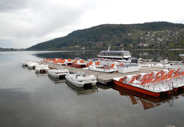 pedalos au lac de Gerardmer